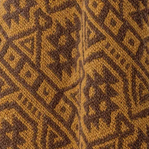 Lyla Decke, Braun 150x130cm, Brown Primäres – Ansicht 2 – Ansicht 2