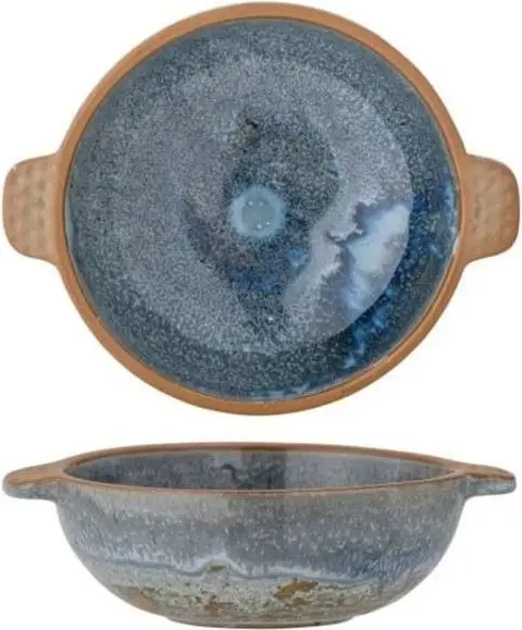 Schüssel Harriet aus Keramik Farbe blau