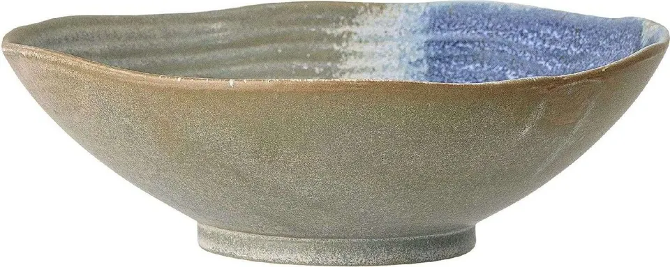 Servierschüssel Aura, blau,grün aus Steingut