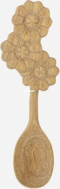 Löffel MACON Blume, Natur aus Doussie Holz