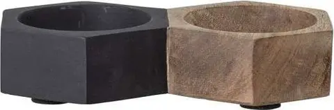 Salt and Pepper Mangoholz, Schwarz aus Mangoholz