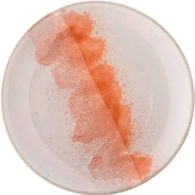 Frühstücksteller Paula orange aus Steingut