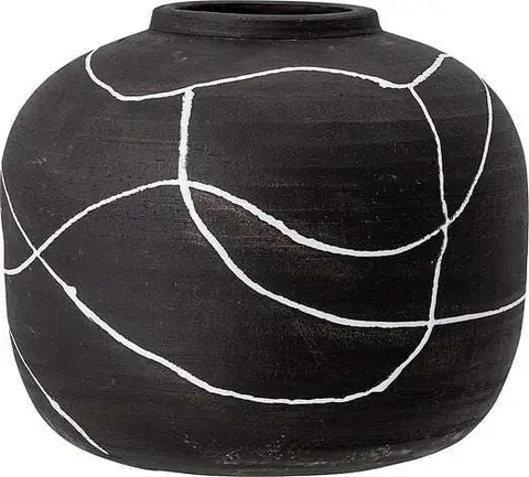 Vase Nizza, Schwarz