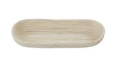 Brotkorb FILUKA, Beige aus Rattan