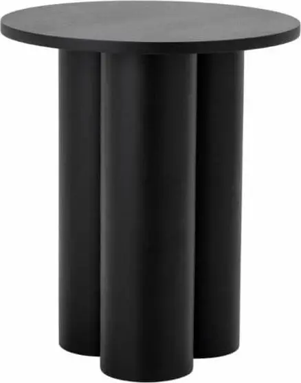 Beistelltisch AIO Black, Schwarz aus Eichenholz