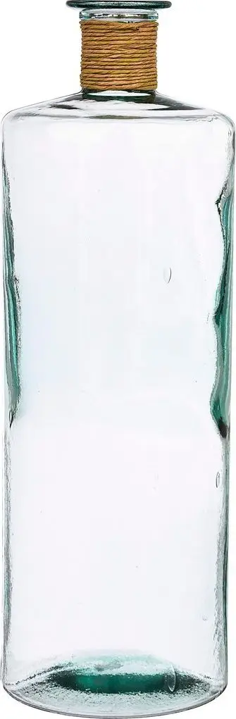 Flasche ROTANG H79, Transparent aus Glas, Kraft, Papier