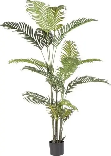 Kunstpflanze KENZIA H 180, Grün aus Kunststoff, Metall