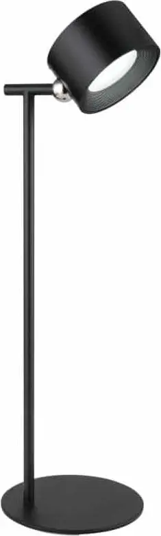 LED Tischleuchte Schwarz aus Metall