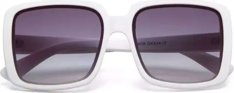 Okkia Sonnenbrille Alessia OK027-OW, Optisches Weiß