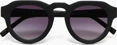 Okkia Sonnenbrille Zeno OK032-BK, Schwarz aus Soft Touch