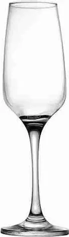 6 Stk.Sektflöten 195cc aus Glas