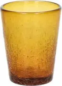 Wasserglas HIELO Bernstein aus Glas
