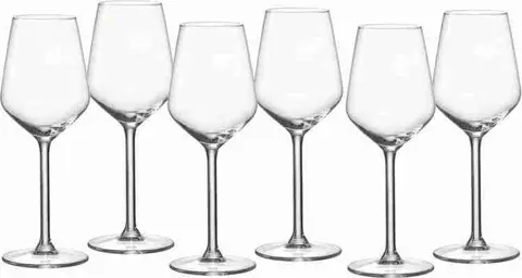 Weißweingläser 6 Stk, Transparent aus Glas