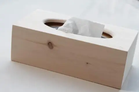 Taschentücher BOX Zirbe, Natur aus Holz – Zirbe