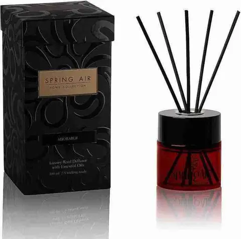 Diffuser mit Rattanstäbchen "Orange-Cinnamon"