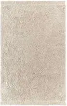Flauschiger Hochflor-Teppich Braun 195x 300, beige
