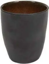 Kaffeebecher Pascal, Dunkelbraun aus Steinzeug