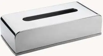 Kosmetiktuchbox Edelstahl, Silberfarben aus Edelstahl