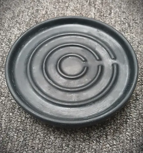 Seifenschale Nova Black, Schwarz aus Porzellan