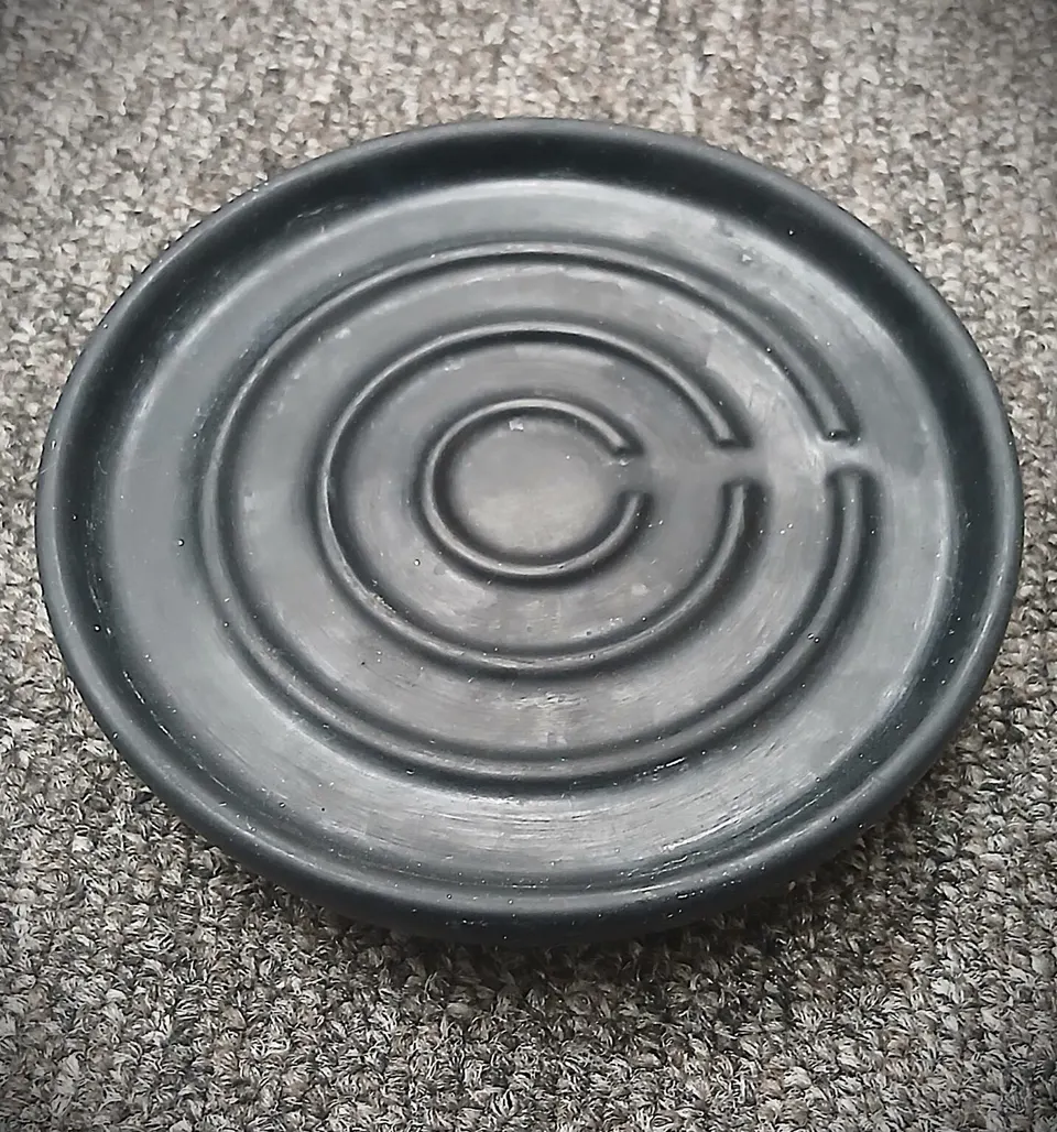 Seifenschale Nova Black, Schwarz aus Porzellan
