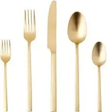 Gebürstetes Besteck GOLD