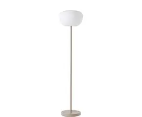 Mobile Outdoor Stehlampe TARY dimmbar, Weiß aus Acrylsglas