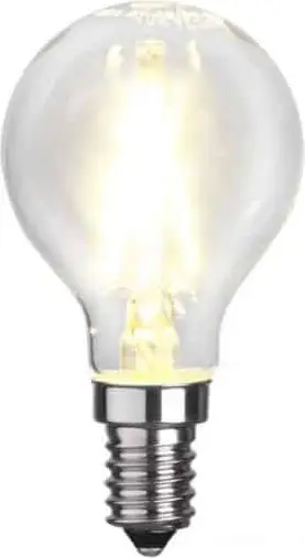 LED Tropflampe Warmweiß E14 250 LM 2700 K aus Klarglas
