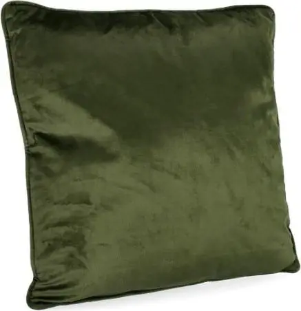 Kissen Olivegrün Samt 50×50