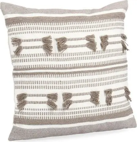 Kissen Taubengrau 45×45