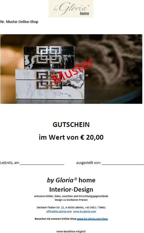 Geschenkgutschein € 20,00