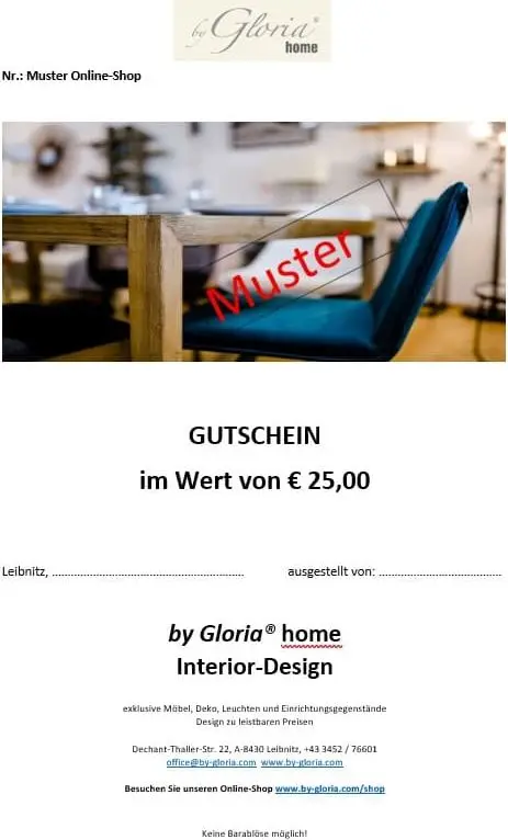 Geschenkgutschein € 25,00
