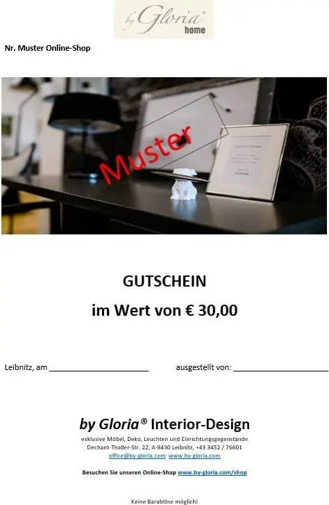 Geschenkgutschein € 30,00