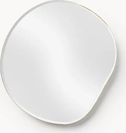 Wandspiegel Gold, Schwarz aus Glas