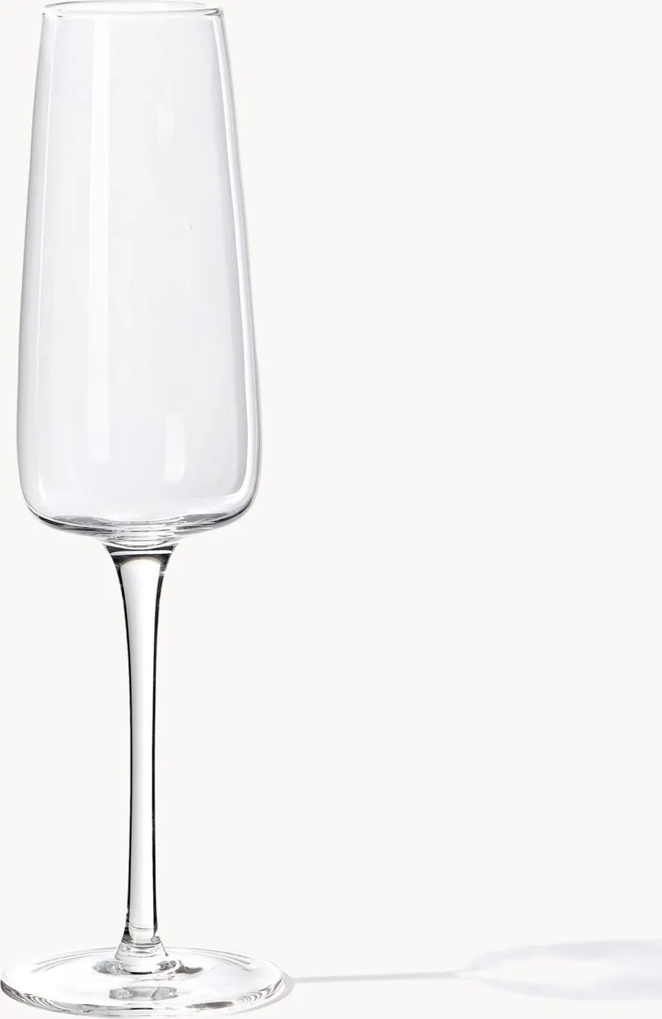 Mundgeblasene Sektgläser, 4 Stück