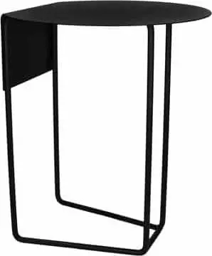 Beistelltisch Tilt D40 x H48, Schwarz aus Metall