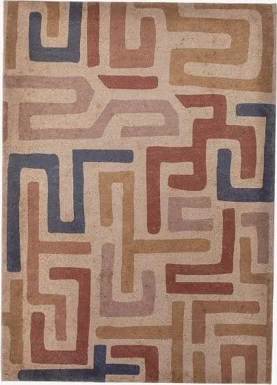 Bild Thrane Leinen 50 x 70, Bunt aus Leinen, Holz
