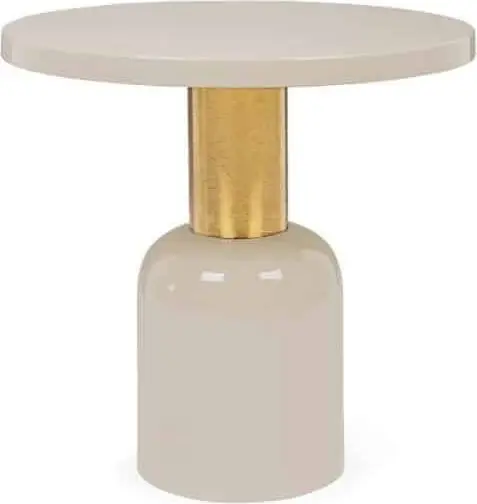 Beistelltisch Nalima Creme D50,5