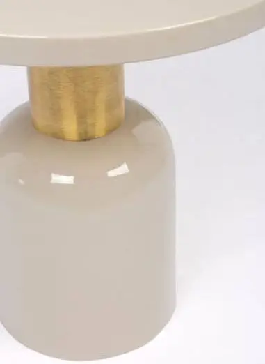 Beistelltisch Nalima Creme D50,5 – Ansicht 2 – Ansicht 2
