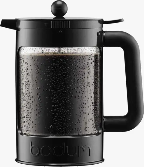 Cold-Brew-Kaffeepresse Bean, Schwarz