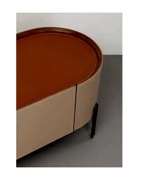 Lowboard Tango, 200 cm, Beige-Orange – Ansicht 3