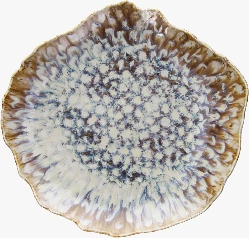 Speiseteller Reef Marine aus Porzellan