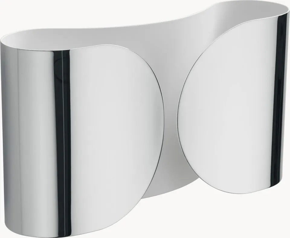 Design Flos Wandleuchte Chrom, Silber aus Stahl