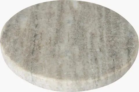 Marmor-Untersetzer Callum, 4 Stück, beige aus Marmor