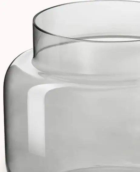 Vase LASSE Rauchig H14 aus Glas – Ansicht 2 – Ansicht 2
