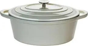 Gusseisen-Bräter Cili, 6.7 l, creme
