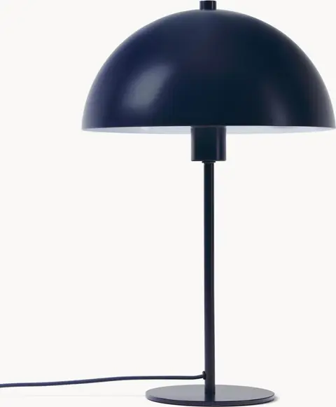 Tischlampe Dunkelblau aus Metall