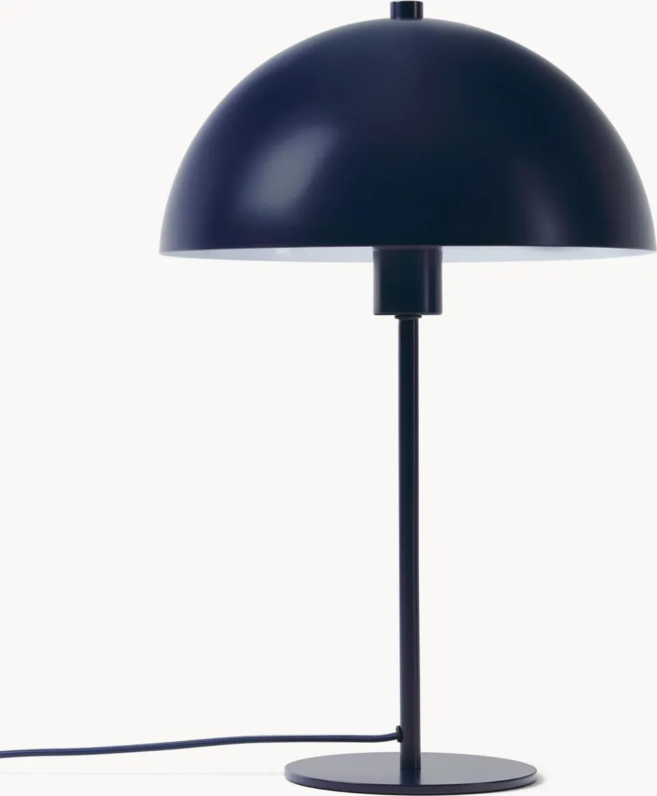 Tischlampe Dunkelblau aus Metall