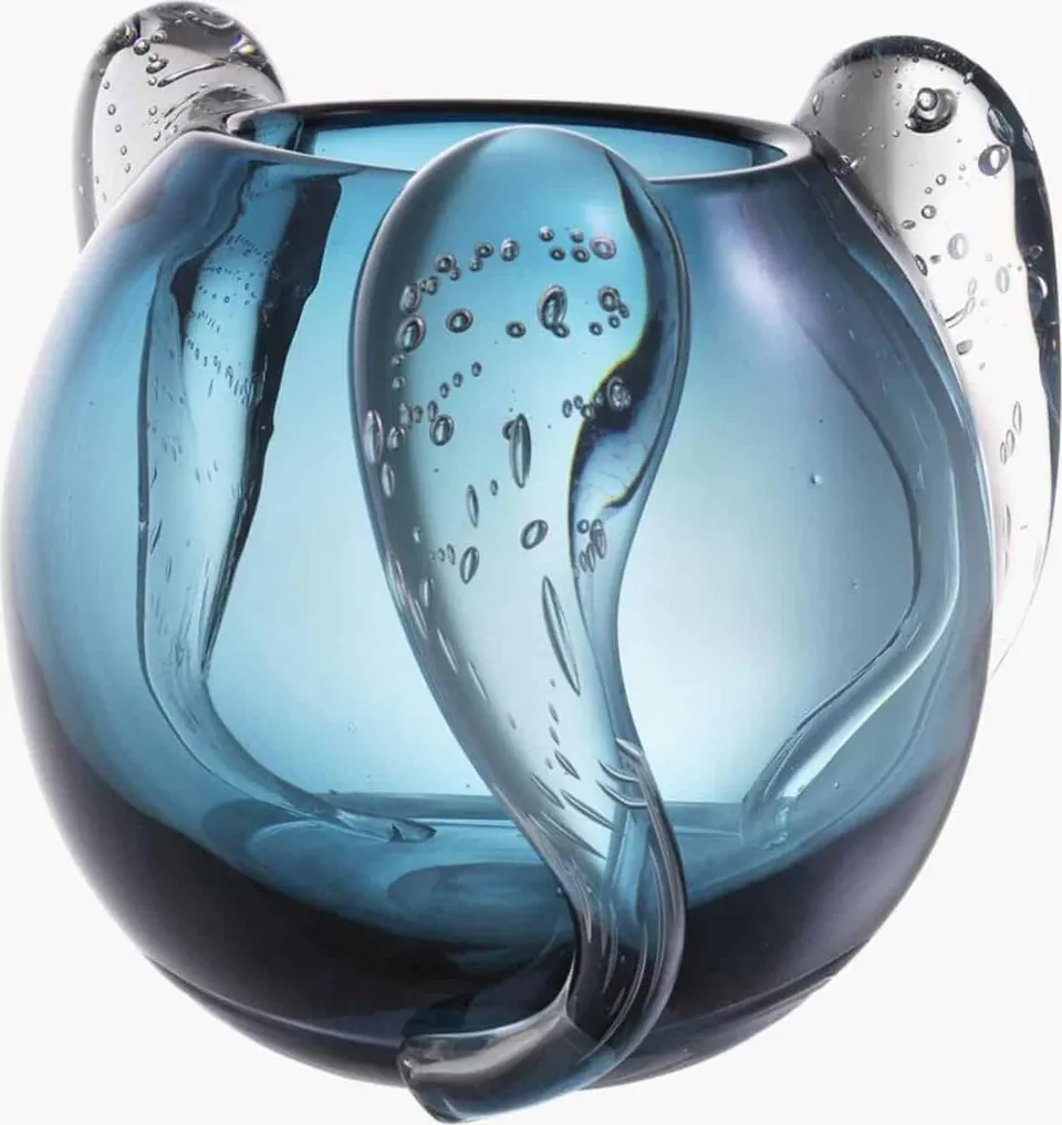 Vase Sianluca, Türkis
