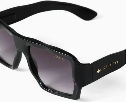 Seletti Sonnenbrille Kansas OKS01-BB, Schwarz – Ansicht 2 – Ansicht 2