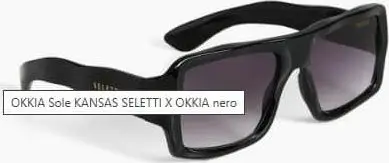 Seletti Sonnenbrille Kansas OKS01-BB – Ansicht 3